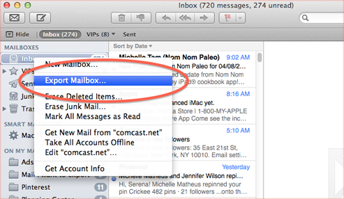 Mail For Mac Backup